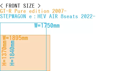 #GT-R Pure edition 2007- + STEPWAGON e：HEV AIR 8seats 2022-